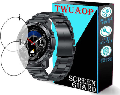 TWUAOP Screen Guard for FIRE BOLTT DAGGER LUXE SMARTWATCH(Pack of 2)