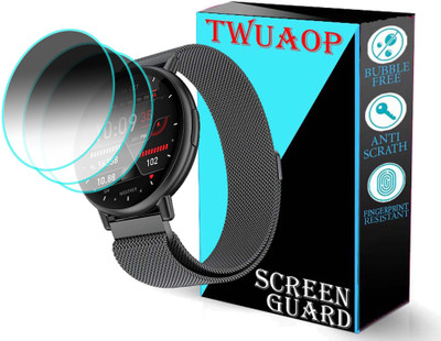TWUAOP Screen Guard for FIRE BOLTT DESTINY SMARTWATCH(Pack of 3)