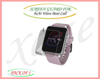XAZE Screen Guard for boAt Wave Beat Call Smartwatch(Pack of 1)