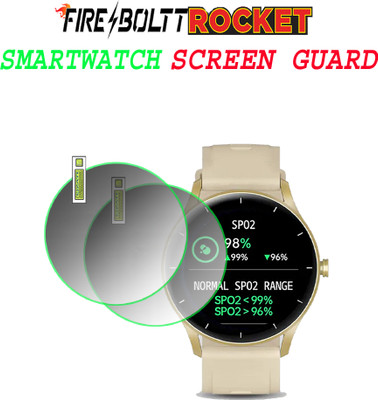EJZATI Screen Guard for fire boltt rocket smartwatch(Pack of 2)