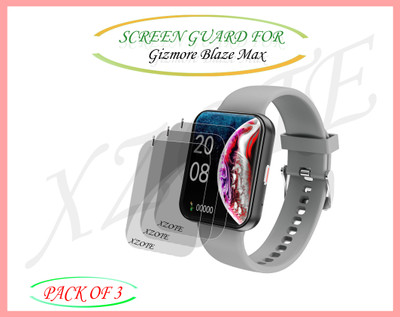 XAZE Screen Guard for Gizmore Blaze Max Smartwatch(Pack of 3)