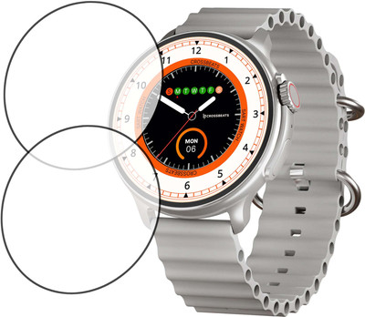 TWUAOP Screen Guard for CROSSBEATS AURA SMARTWATCH(Pack of 2)