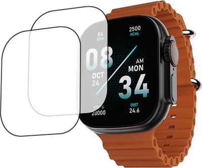 TWUAOP Screen Guard for BOAT WAVE GLORY SMARTWATCH(Pack of 2)