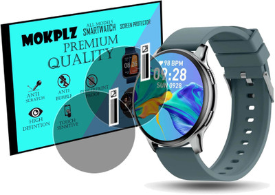 MOKPLZ Screen Guard for PEBBLE COSMOS LUXE 2.0 SMARTWATCH(Pack of 2)