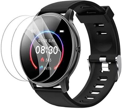 LIGHTWINGS Screen Guard for Fire Boltt Spin 1.4 INCH SmartWatch(Pack of 2)