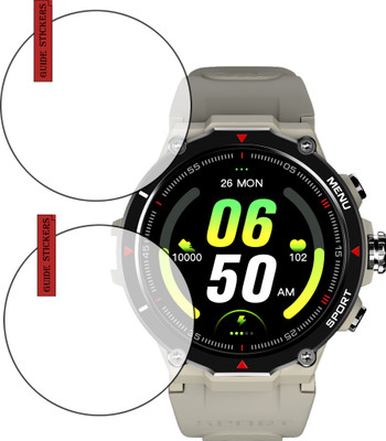 EJZATI Screen Guard for NOISEFIT FORCE SMARTWATCH, SCREEN GUARD(Pack of 2)