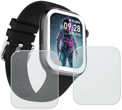 MOKPLZ Screen Guard for FIRE BOLTT BRILLIA SMARTWATCH(Pack of 2)