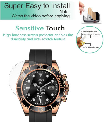 FINCH Screen Guard for Fire Boltt Avalanche Smartwatch(Pack of 3)