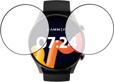 TWUAOP Screen Guard for HAMMER GLIDE SMARTWATCH(Pack of 2)