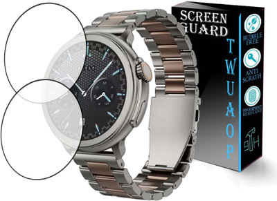 TWUAOP Screen Guard for BOULT CROWN R SMARTWATCH(Pack of 2)