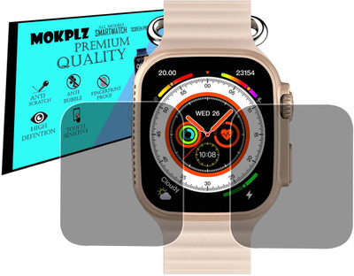 MOKPLZ Screen Guard for FIRE BOLTT WARRIOR SMARTWATCH(Pack of 2)