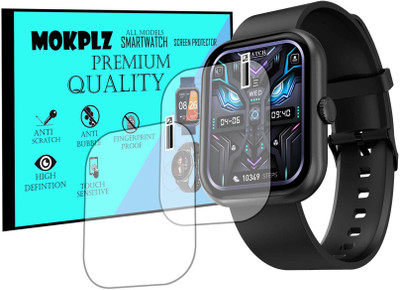 MOKPLZ Screen Guard for FIRE BOLTT STARDUST SMARTWATCH(Pack of 2)