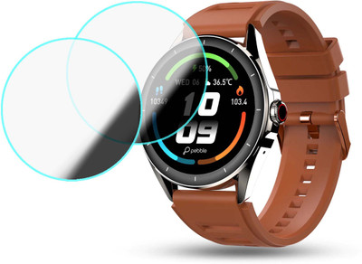 MOKPLZ Screen Guard for PEBBLE COSMOS VALOR SMARTWATCH(Pack of 2)