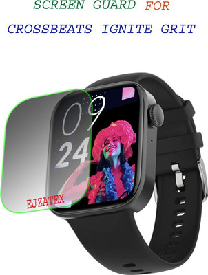 ejzatex Screen Guard for CROSSBEATS IGNITE GRIT SMARTWATCH(Pack of 1)