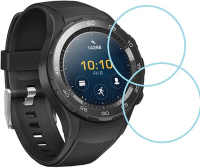 CUBES Screen Guard for Huawei Watch 2 | 1.29 Inch | Soft and Flexible | Touch Sensitive | Unbreakable | Ultra Thin| Edge To Edge TPU Film ( Not a Tempered Glass )(Pack of 2)