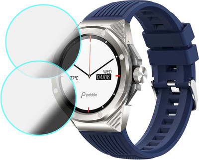 MOKPLZ Screen Guard for PEBBLE ODYSSEY SMARTWATCH(Pack of 2)