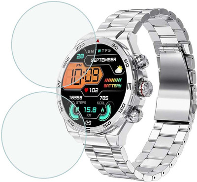 MOKPLZ Screen Guard for GIZMORE IKON LUXE SMARTWATCH(Pack of 2)