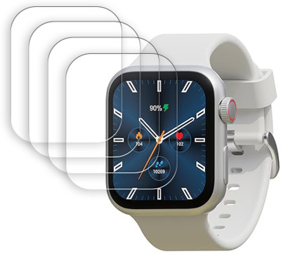 MUTAALI Tempered Glass Guard for Maxima Max Pro Regal 1.7 inch smart watch(Pack of 4)