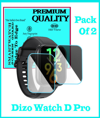 HIDEOUS Screen Guard for DIZO WATCH D PRO(Pack of 2)