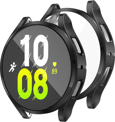 KAZUKI Screen Guard for 40mm Samsung Galaxy Watch 5 40mm Bumper Case (Black)(Pack of 1)