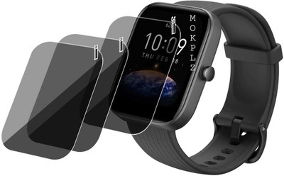 MOKPLZ Screen Guard for AMAZFIT BIP 3(Pack of 3)