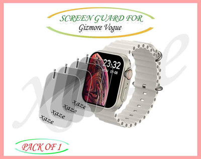 XAZE Screen Guard for Gizmore Vogue Smartwatch(Pack of 4)