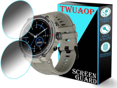TWUAOP Screen Guard for ALT WOKE SMARTWATCH(Pack of 2)