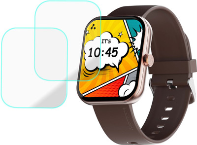 MOKPLZ Screen Guard for AMBRANE WISE EON MAX SMARTWATCH(Pack of 2)