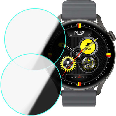 MOKPLZ Screen Guard for PLAYFIT FLAUNT 2 SMARTWATCH(Pack of 2)