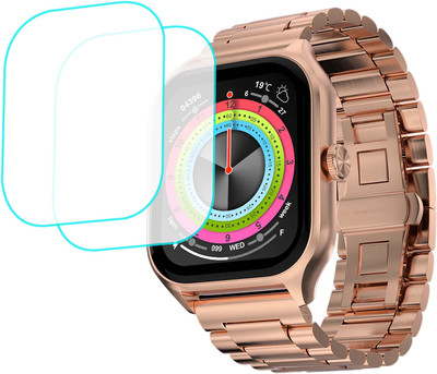 TWUAOP Screen Guard for FIRE BOLTT SOLARIS SMARTWATCH(Pack of 2)