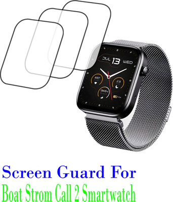 EJZATI Screen Guard for BOAT STORM CALL 2 SMARTWATCH, SCREEN GUARD(Pack of 3)
