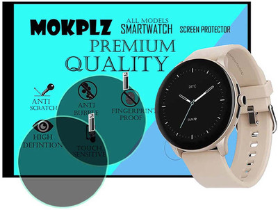 MOKPLZ Screen Guard for BOAT LUNAR CALL PLUS SMARTWATCH(Pack of 2)