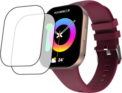 TWUAOP Screen Guard for HAMMER ROBUST SMARTWATCH(Pack of 2)