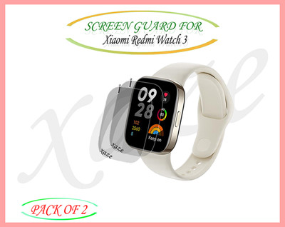 XAZE Screen Guard for Xiaomi Redmi Watch 3 Smartwatch(Pack of 2)