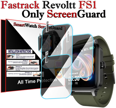 HIDEOUS Screen Guard for Fastrack Revoltt FS1(Pack of 3)