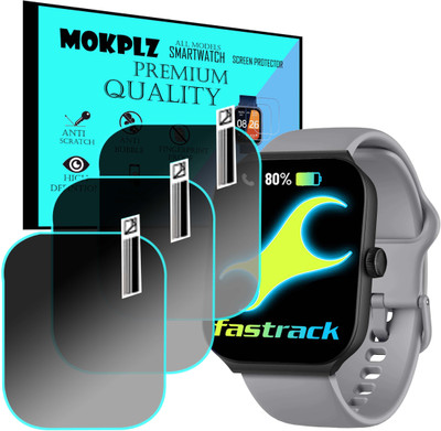 MOKPLZ Screen Guard for FASTRACK REVOLT FS1 MAX SMARTWATCH(Pack of 3)