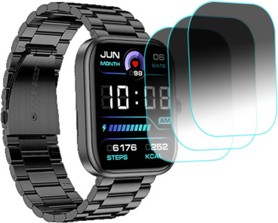 TWUAOP Screen Guard for FIRE BOLTT ENCORE SMARTWATCH(Pack of 3)