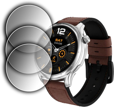 EJZATI Edge To Edge Screen Guard for NOISEFIT CREW PRO SMARTWATCH, SCREEN GUARD(Pack of 3)