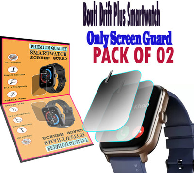 daffin Screen Guard for Boult Drift+(Pack of 2)