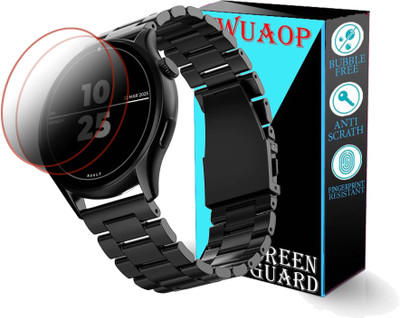 TWUAOP Screen Guard for BOULT STRIKER PRO SMARTWATCH(Pack of 2)