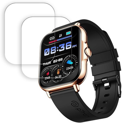 ARBAN Screen Guard for pTron Pulsefit Vibe 1.85 inch Smartwatch Screen Protector | Anti-Scratch | Edge to Edge Full Coverage | 9H Hardness | Screen Guard(Pack of 2)
