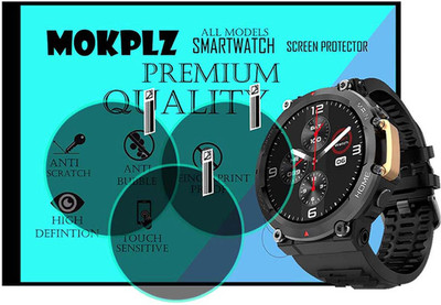 MOKPLZ Screen Guard for FIRE BOLTT ARTLLERY SMARTWATCH(Pack of 3)