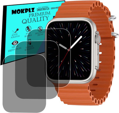 MOKPLZ Screen Guard for FIRE BOLTT EDGE SMARTWATCH(Pack of 3)