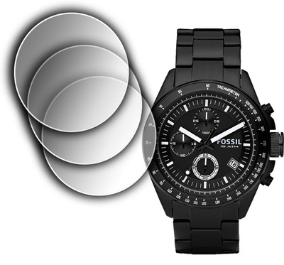 EJZATI Screen Guard for FOSSIL CH2647 DECKER ANALOG WATCH, SCREEN TEMPERED(Pack of 3)