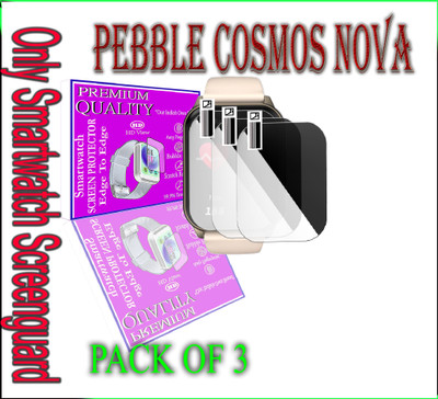daffin Screen Guard for Pebble Cosmos Nova(Pack of 3)