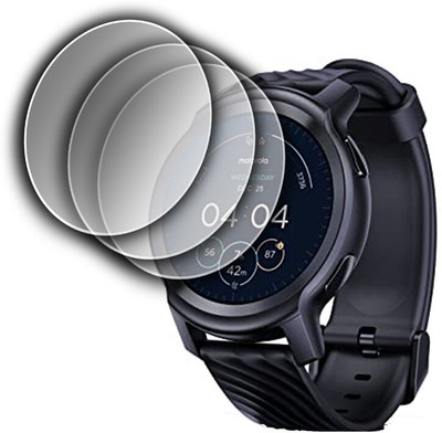 YCHROZE Screen Guard for Motorola Moto Watch 100(Pack of 3)