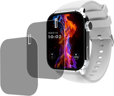 MOKPLZ Screen Guard for BEATXP UNBOUND PLUS SMARTWATCH(Pack of 2)