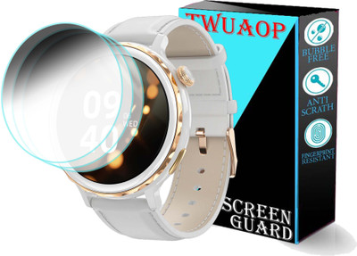 TWUAOP Screen Guard for PEBBLE DIVA SMARTWATCH(Pack of 3)