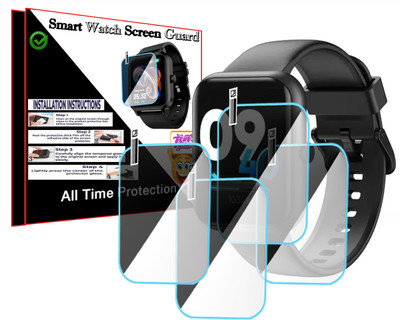 HIDEOUS Screen Guard for DIZO Watch D Plus.(Pack of 4)