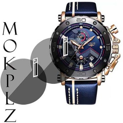 MOKPLZ Screen Guard for LIGE MEANS ANALOG QUARTZ WATCH(Pack of 2)